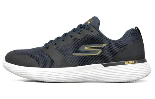 Skechers Go Run 400 V2 Running Shoes Men's Low Top Marine Blue/Gold