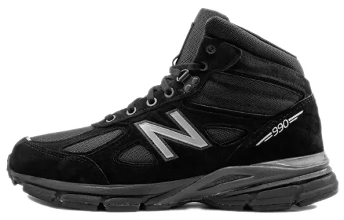 990v4 New Balance Mid Made in Usa 'Black Grey'