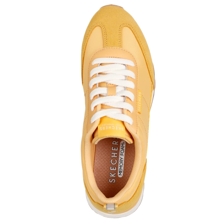 Skechers Mesh, Leather Cushioning Low top Running Shoes Women’s Yellow