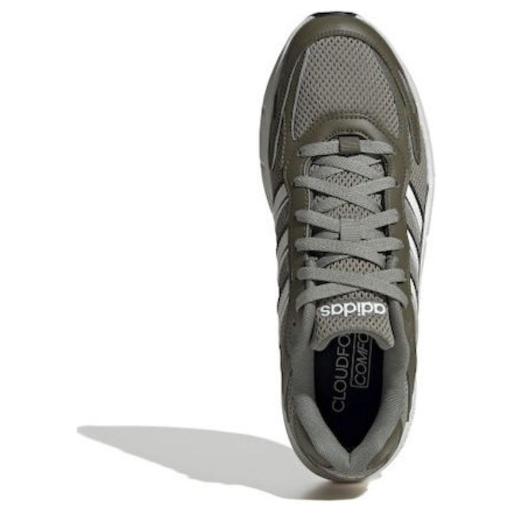 Adidas ECLYPTIX 2000 Abrasion Resistant Abrasion Resistant Low top Cloudfoam Casual Running Shoes Men’s Green