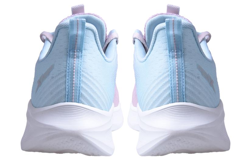 XTEP Cushioning Slip Resistant Abrasion Resistant Low top Running Shoes Women’s Blue Pink
