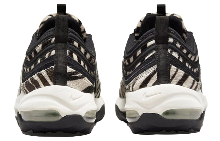 Кроссовки Nike Air Max 97 Zebra (черно-коричневые) — Чёрный / коричневый — фото 5