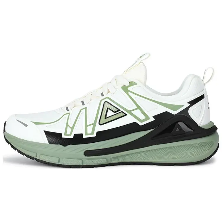 PEAK State Extreme 5.0 Running Shoes Men's Low Top Ecru/Fruit Green