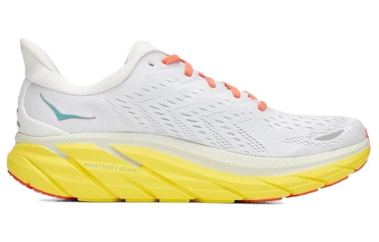 HOKA ONE ONE Clifton 8 Blanc De Blanc Illuminating Yellow