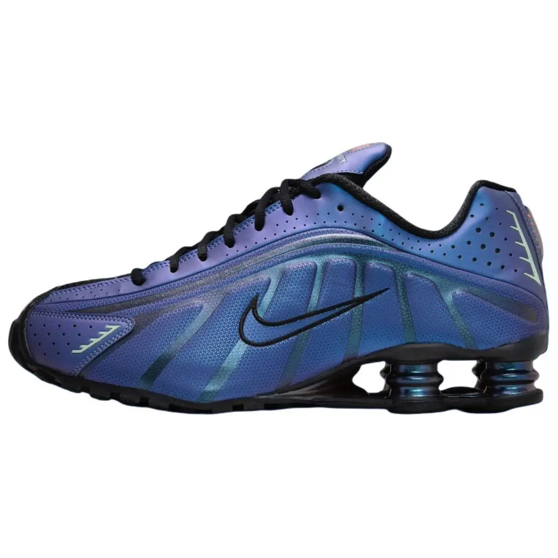 Nike Shox R4 Low top Running Shoes Men's Purple