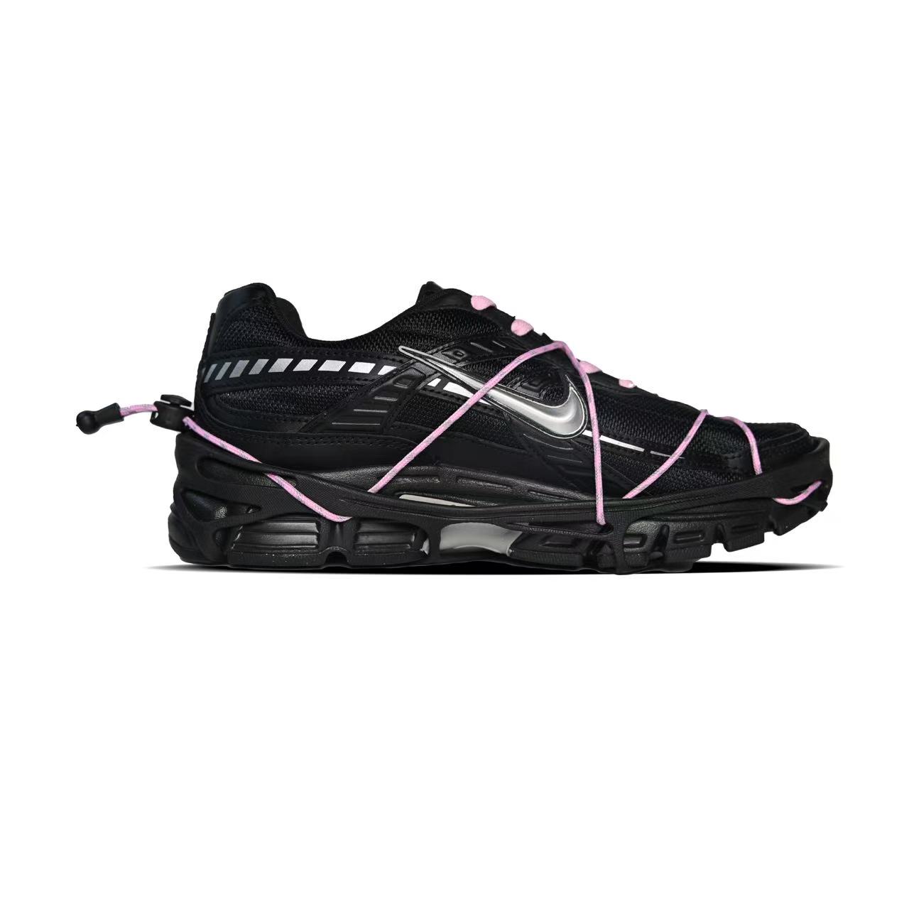 Nike Initiator Cushioning Slip Resistant Abrasion Resistant Breathable Low top Running Shoes Men’s Black Pink