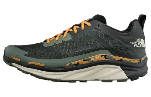 THE NORTH FACE Vectiv Grip Abrasion Resistant Breathable Low top Running Shoes Men's Green