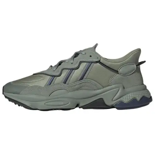 Adidas Originals Ozweego Slip Resistant Abrasion Resistant Low top Casual Shoes Unisex Green