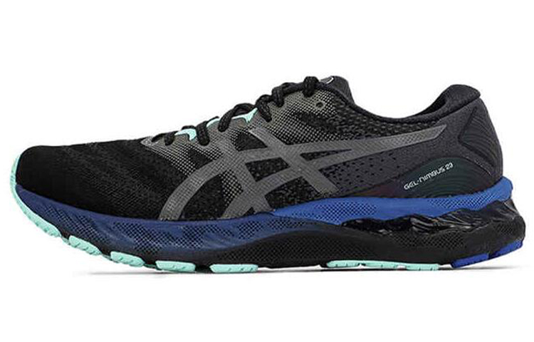 Мужские кроссовки ASICS GEL-Nimbus 23 (черно-синие)