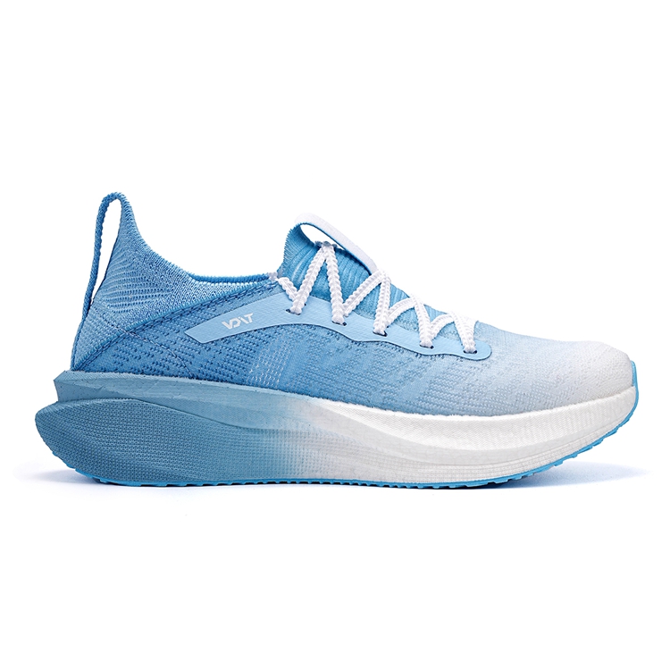 VOIT Running Shoes Unisex Low Top White Gradient Blue