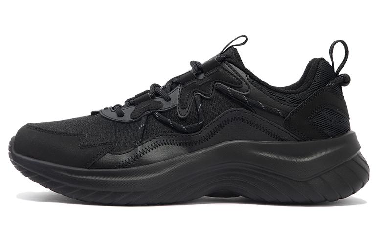 361° Mesh Cushioning Breathable Lightweight Rebound Low top Running Shoes Men’s Black