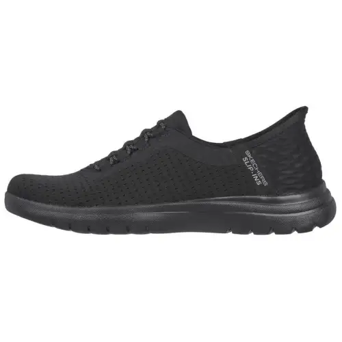Skechers On The GO Fle Fabric Low top Running Shoes Women's Black