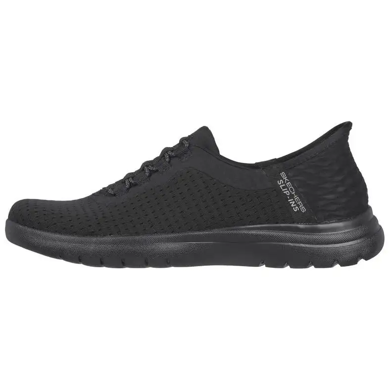 Skechers On The GO Fle Fabric Low top Running Shoes Women's Black