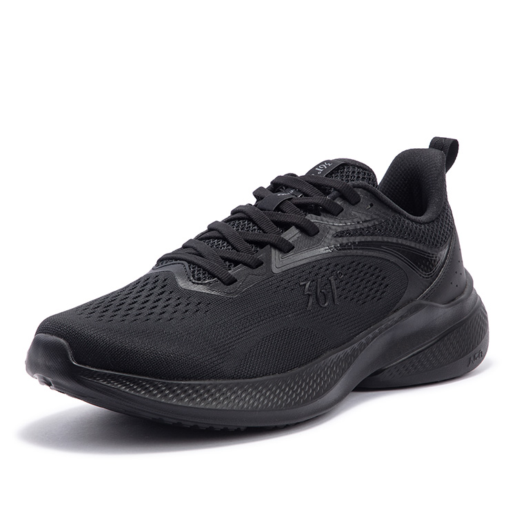 361° Blade Leaf 2.0 Mesh Cushioning, Wear Resistant Low top Running Shoes Men’s Obsidian Black