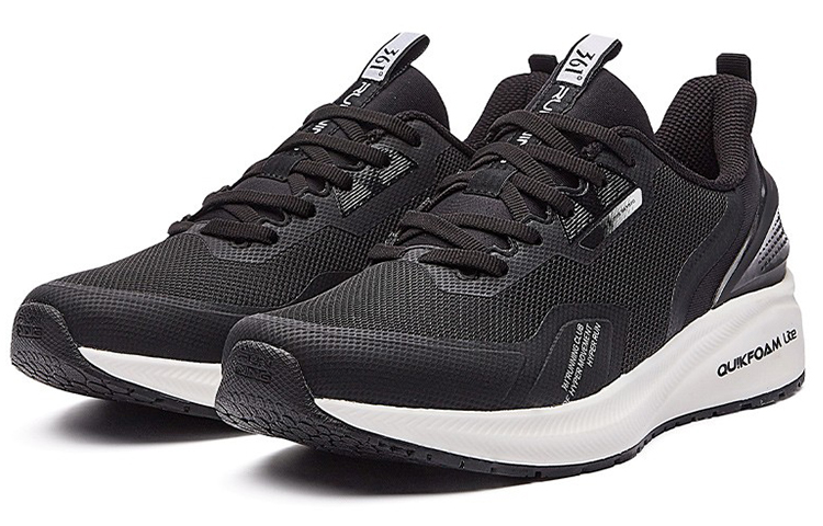 361° Wind Screen Slip Resistant, Abrasion Resistant, Breathable, Lightweight Low top Running Shoes Men’s Obsidian Black