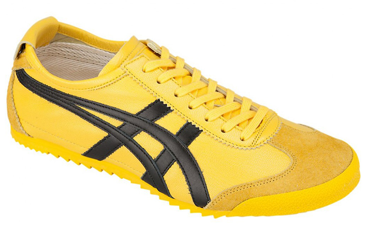 Onitsuka Tiger MEXICO 66 Deluxe Lightweight Low top Running Shoes Women’s Bright Yellow Comfortable Vintage