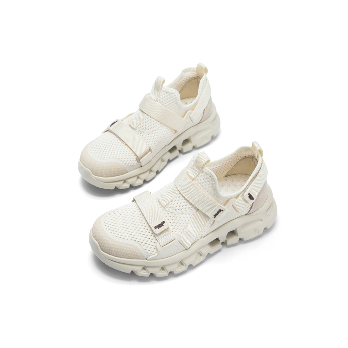 Jeep Fabric Breathable And Lightweight Low top Running Shoes Women’s White Gray