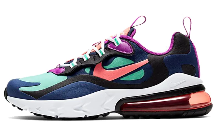 Nike Air Max 270 React 'Kinetic Green Blue Ember' Gs