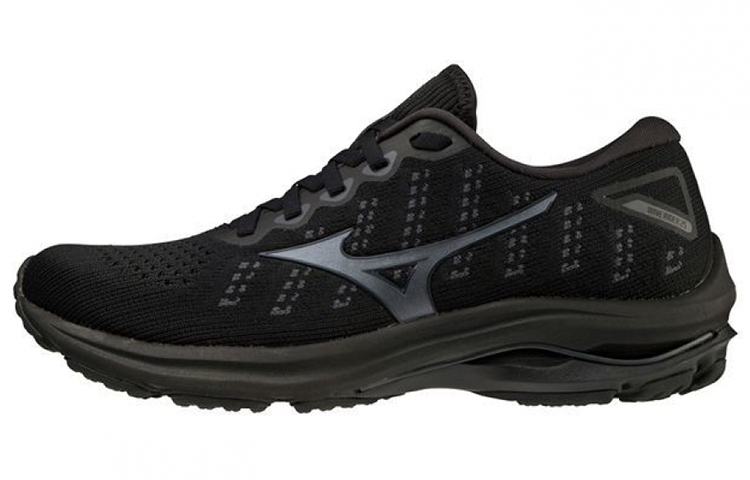 Mizuno Wave Rider 25 Running Shoes Women's Low Top Black