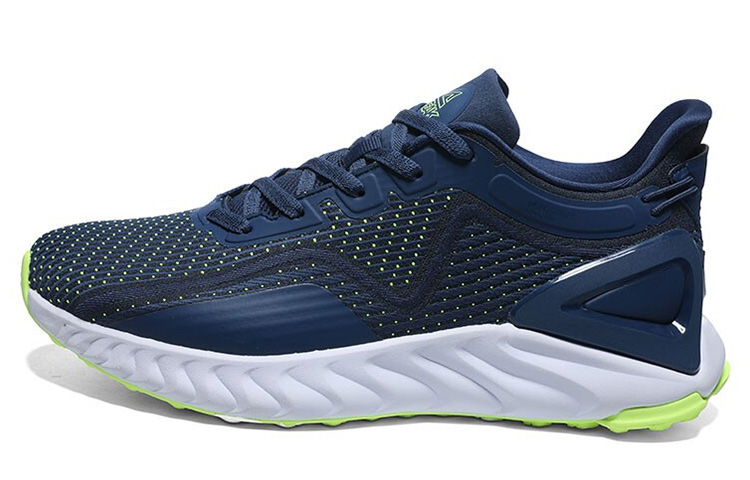 PEAK Fashion Cushioning Slip Resistant Abrasion Resistant Low top Running Shoes Men’s Dark Sea Blue Cushioning