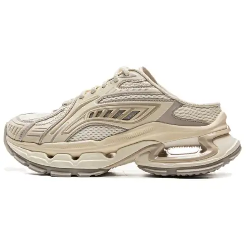 Li Ning Abrasion Resistant Slip Resistant Closed Toe Slippers Women's Beige