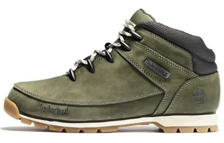 Timberland Euro Sprint Abrasion Resistant Comfortable Ankle Length Outdoor Boots Men's Olive Green