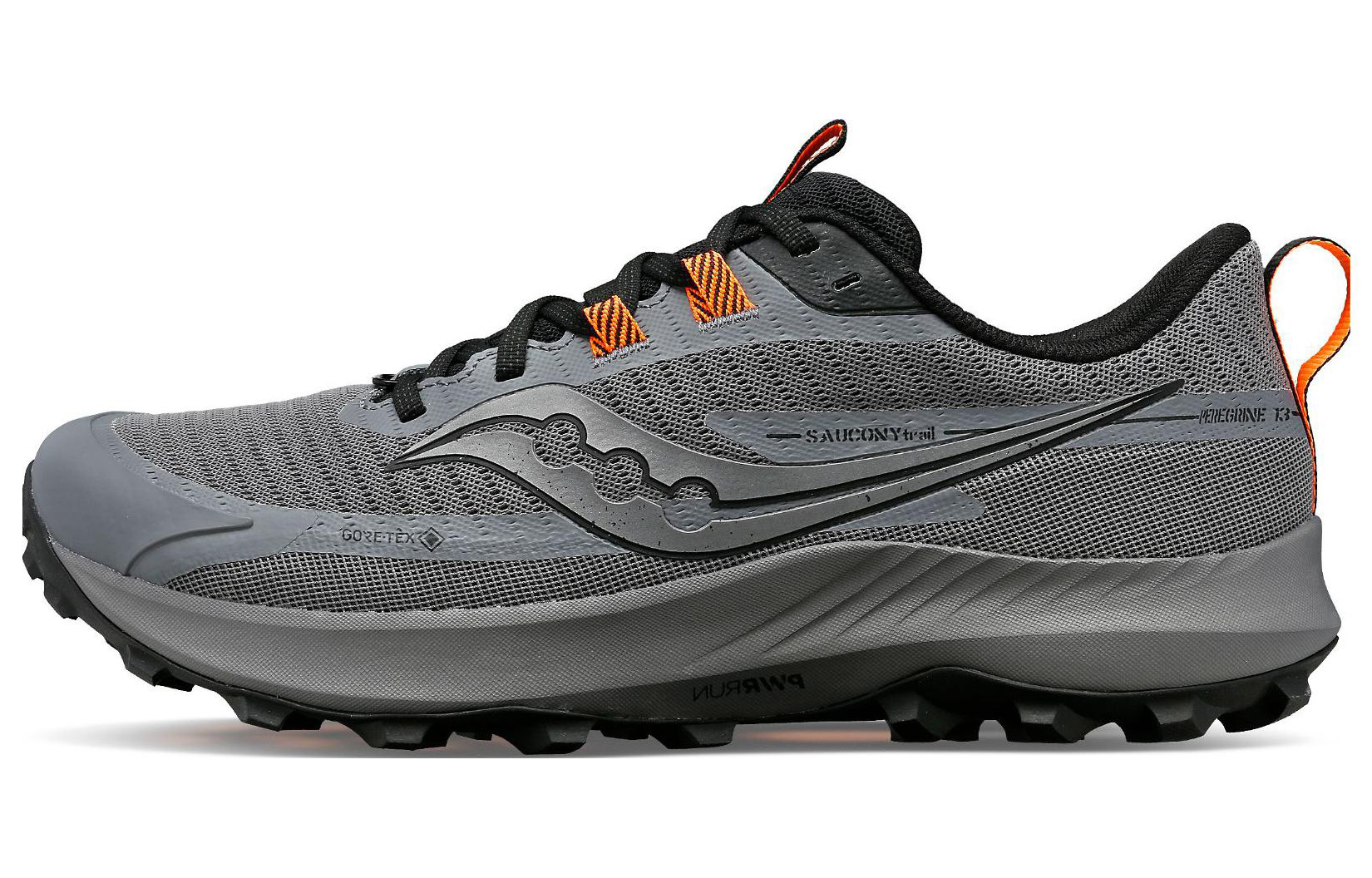 Saucony Peregrine 13 Falcon 13 Cushioning Slip Resistant Abrasion Resistant Low top Running Shoes Men’s Gray