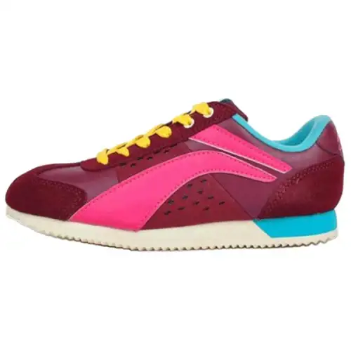 Li Ning Breathable And Wear resistant Low top Running Shoes Women's Neon Magenta