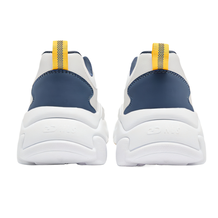 QIAODAN Low top Casual Running Shoes Men’s White Blue