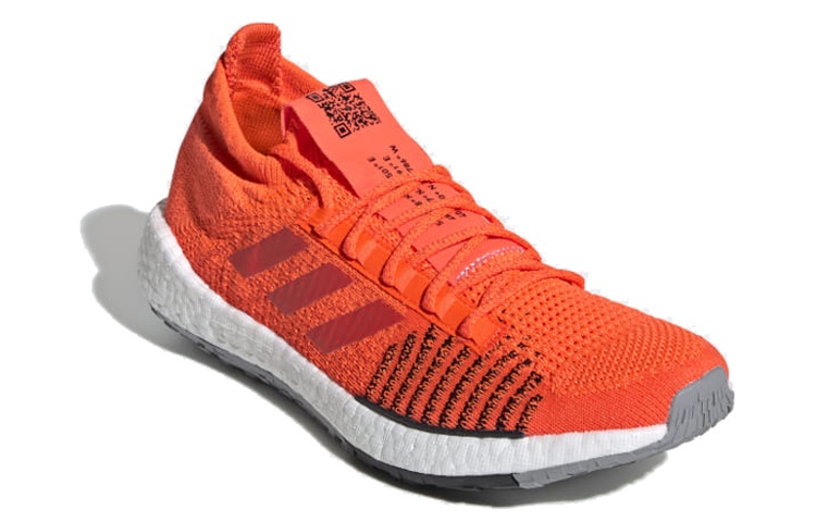 Мужские кроссовки adidas PulseBOOST (оранжевые) — Оранжевый — фото 3