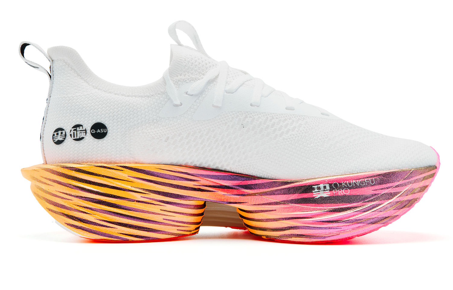 QIAODAN Feiying Plaid 1.5 Running Shoes Women’s Low Top Jordan White Neon Pink
