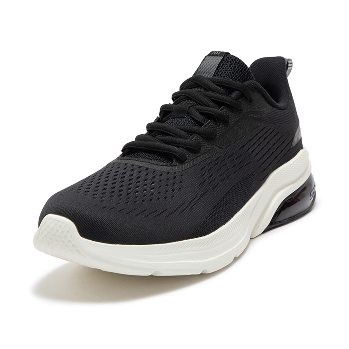 361° Wear resistant And Lightweight Low top Casual Running Shoes Men’s Black White