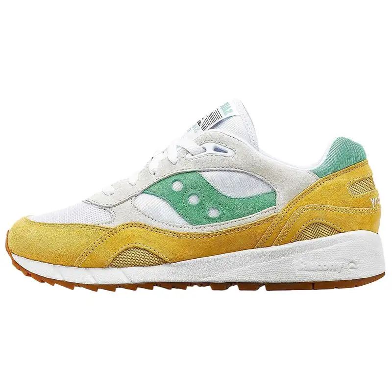 saucony Shadow 6000 'White Green Mustard'