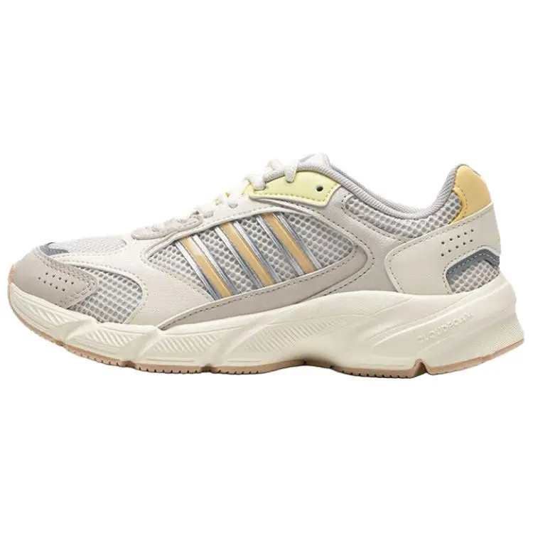 Adidas Crazychaos Low top Running Shoes Women's Beige Yellow