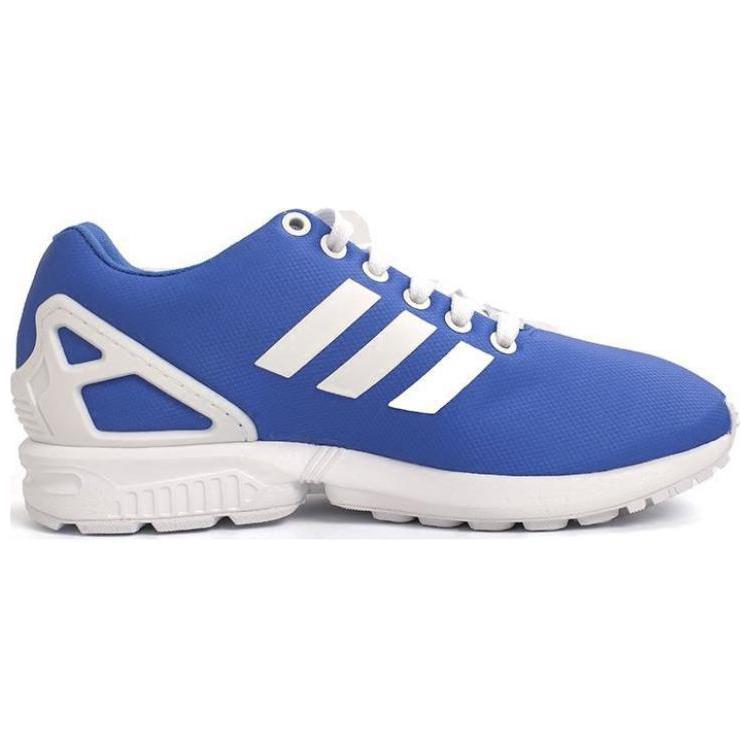 Adidas Originals ZX Flu Slip Resistant Abrasion Resistant Low top Casual Running Shoes Women’s Blue White