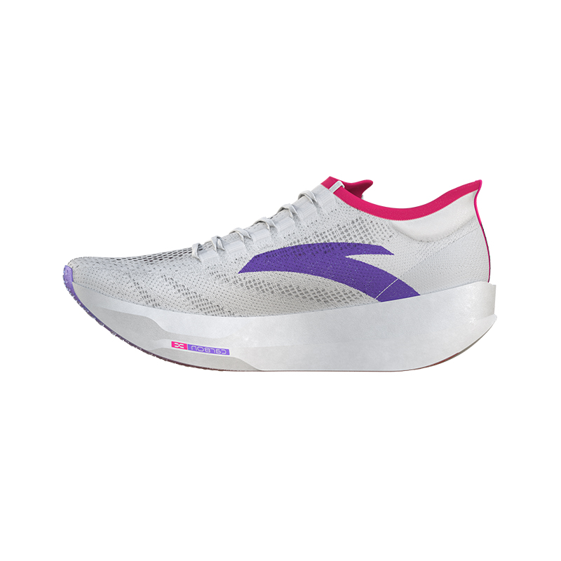 Anta C202 G9 Low top Nitrogen Technology Long Distance Running Sprint Racing Running Shoes Men’s White Purple Red