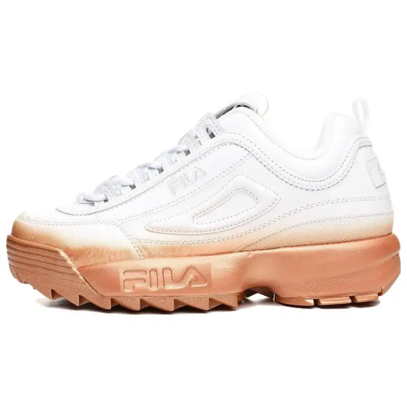 FILA Disruptor 2 Comfortable Low top Running Shoes Women's White