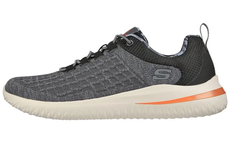 Skechers Delson 3.0 Running Shoes Men's Low Top Black/Blue/White