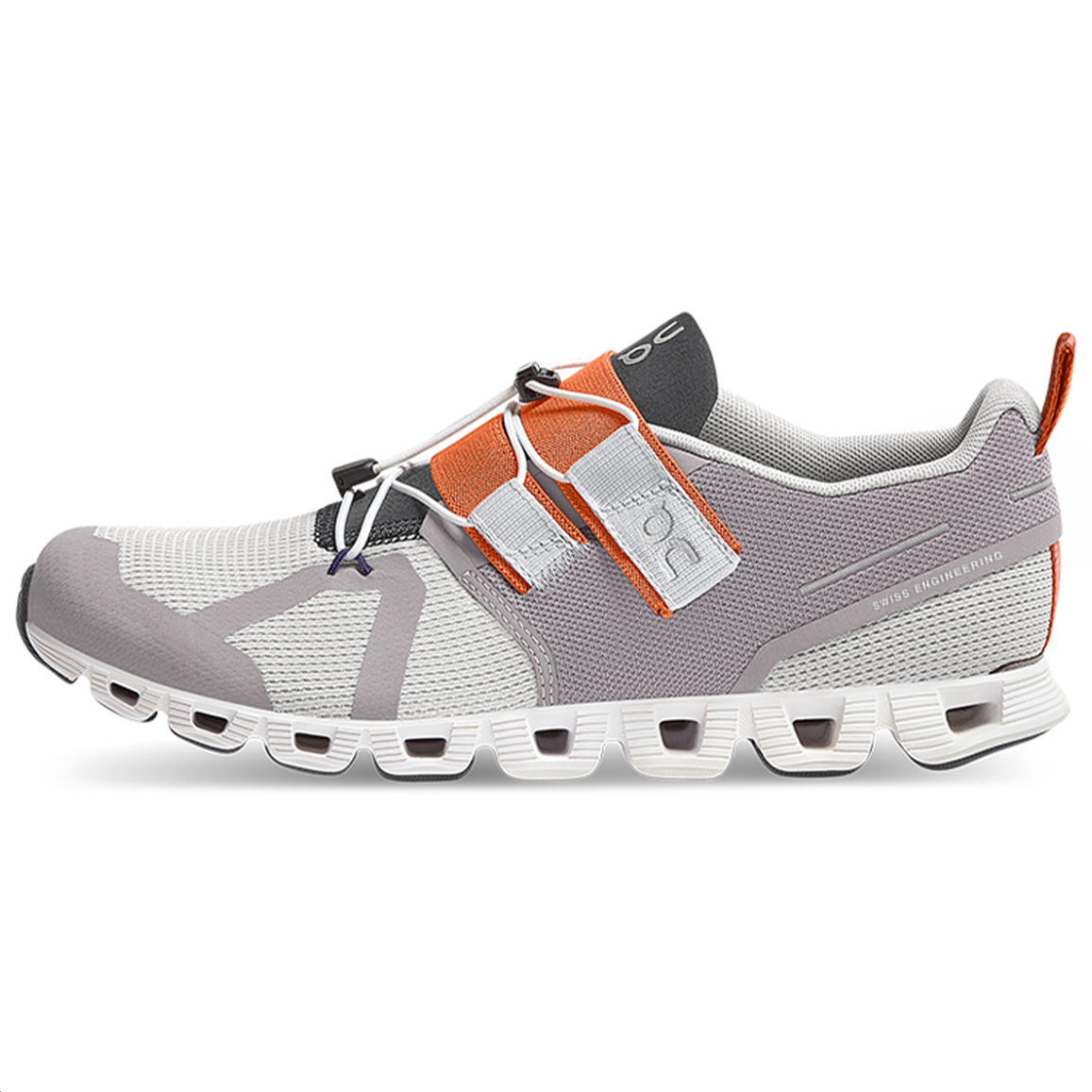 On Cloud Nexus Running Shoes Women’s Low Top Zinc Gray/Matte Red