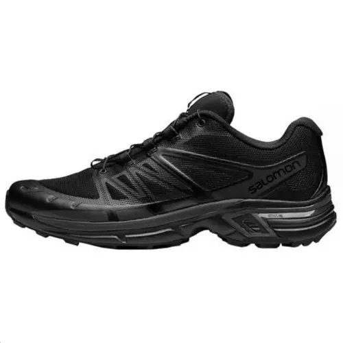 SALOMON Slip Resistant Abrasion Resistant Low top Running Shoes Men's Black
