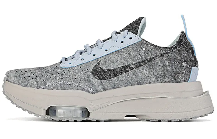 Nike Air Zoom Type Comfortable Mesh, Textile Breathable Low top Casual Running Shoes Women's Gray