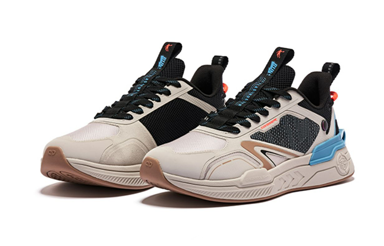 QIAODAN Comfortable Slip Resistant, Abrasion Resistant, Breathable, Lightweight Low top Running Shoes Men’s