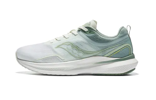 Saucony Humming 3 Cushioning Anti-Slip And Wear-Resistant Low-Top Casual Running Shoes Unisex Beige Green