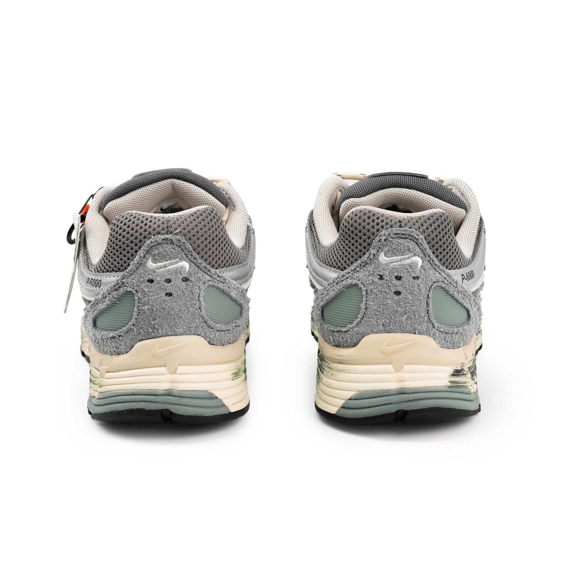 Nike P 6000 Low top Running Shoes Unisex Gray Green