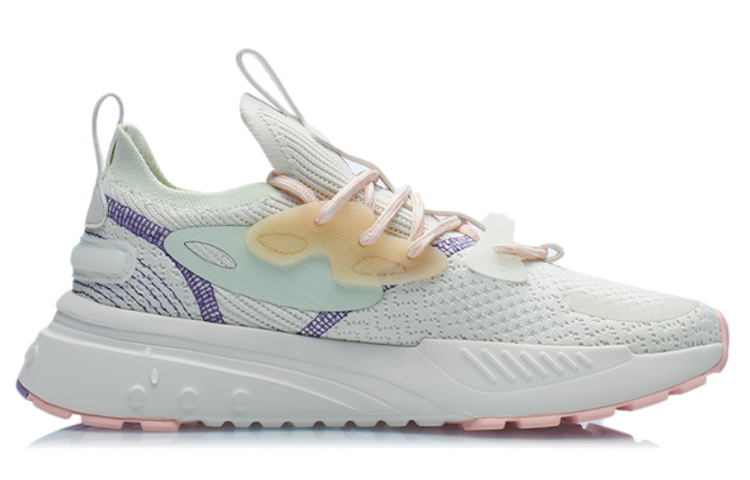 Li Ning Dimensity Bead Joyful Overflow Slip Resistant, Abrasion Resistant, Lightweight Low top Running Shoes Women’s