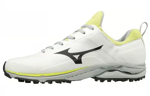 Mizuno Textile, Synthetic Leather Cushioning Slip Resistant Abrasion Resistant Breathable Low top Golf Shoes Men's