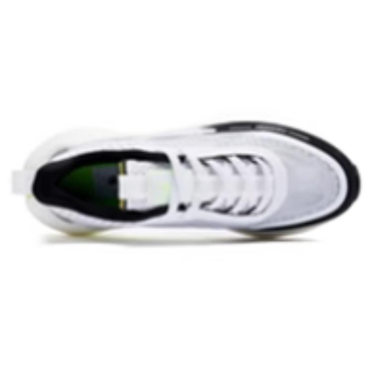 QIAODAN Comfortable Slip Resistant Low top Running Shoes Men’s White Black