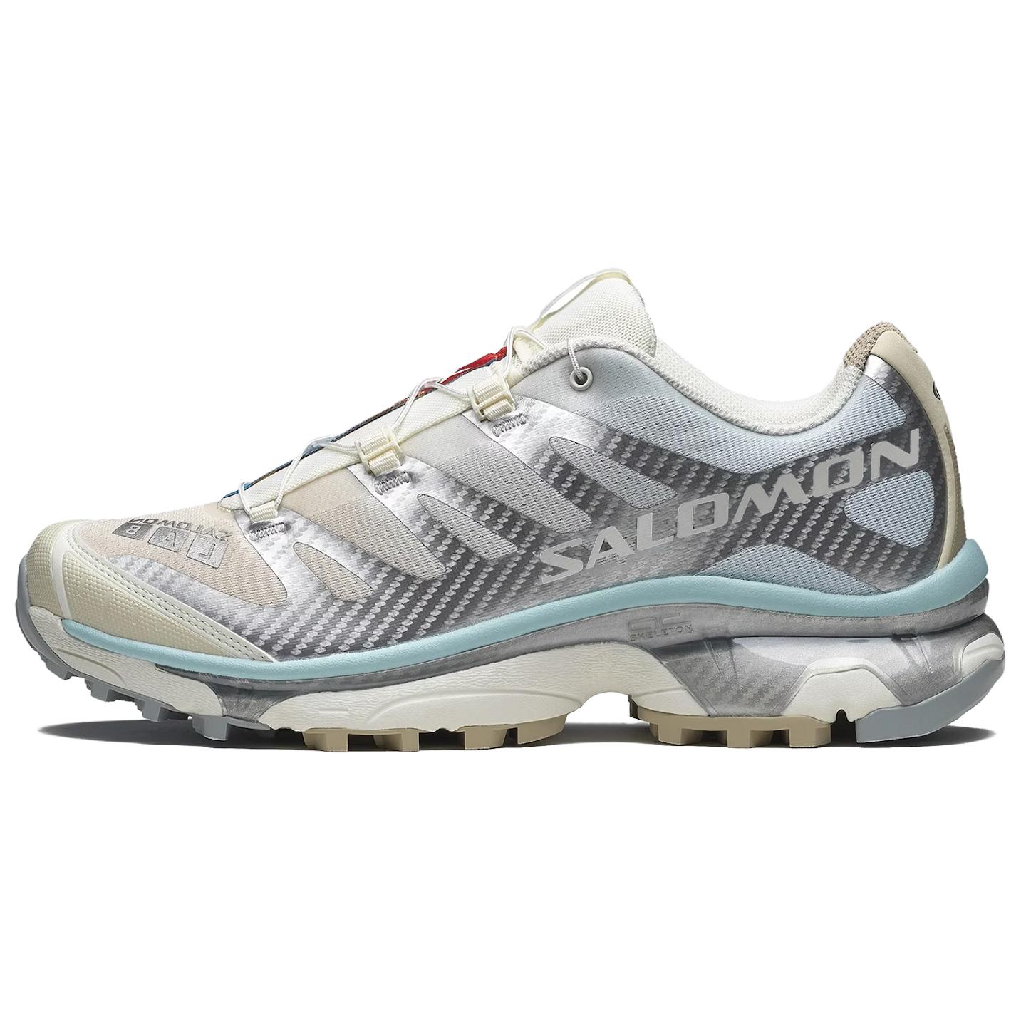 SALOMON XT 4 Fabric Low top Casual Running Shoes Unisex Blue White