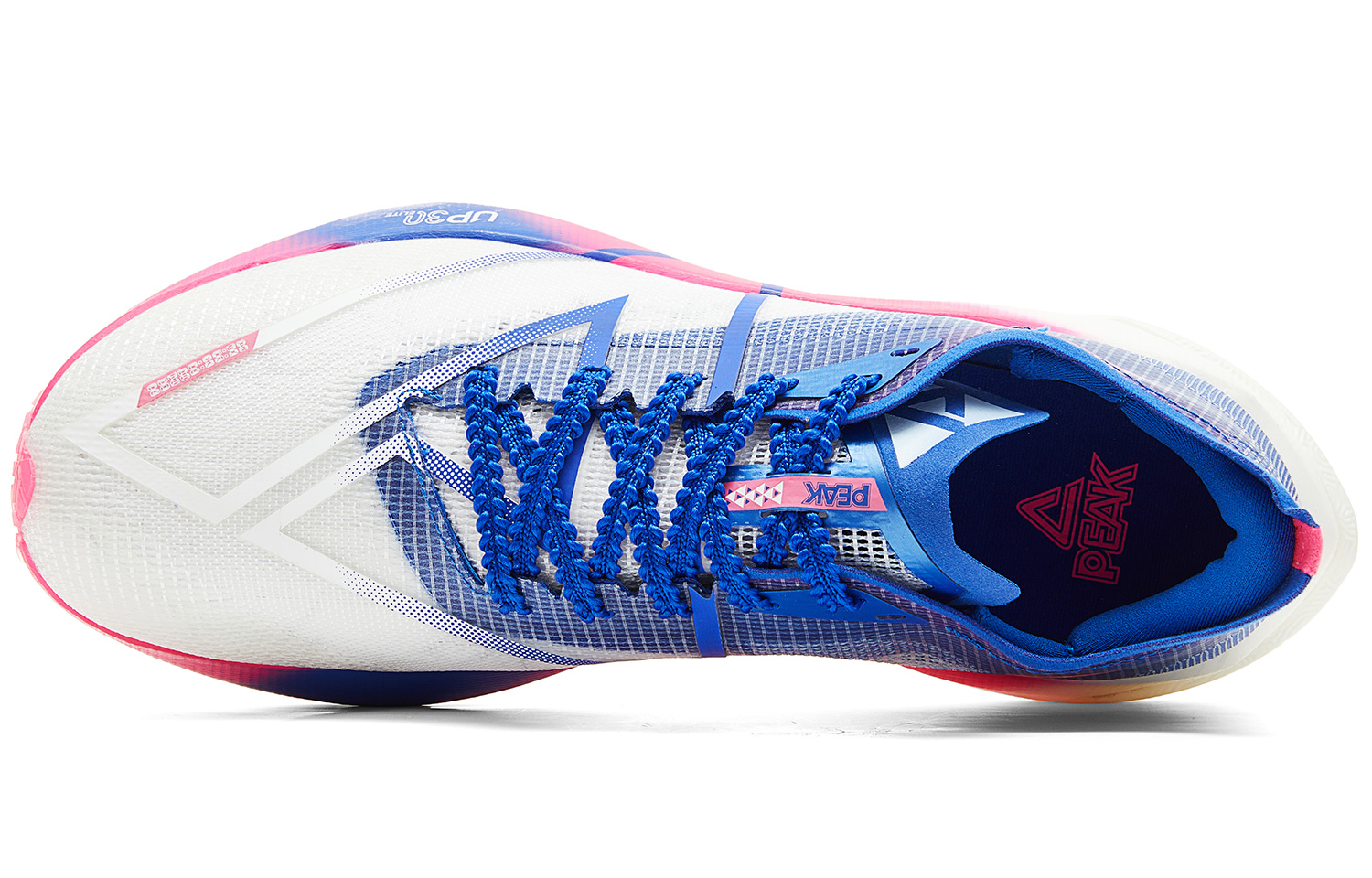 PEAK Taichi UP30 3.0ELITE Running Shoes Men’s Low Top Glossy Finish Blue Rose Red