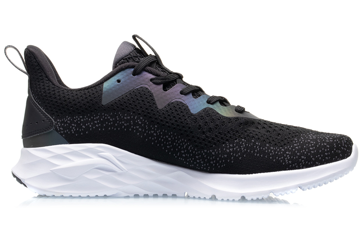 Li Ning Cushioning Low top Running Shoes Unisex Standard Black